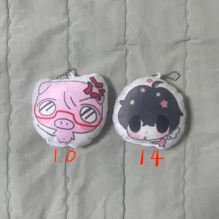[BUNJANG] NCT WISH Yushi Sikkuya Cushion Keyring Angel Kuya / 엔시티위시 유우시 시쿠야 쿠션키링 엔젤쿠야 돼쿠노