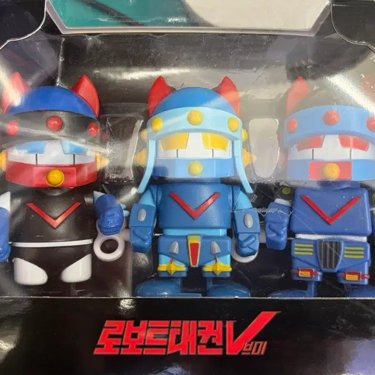 [BUNJANG] Toy Rock Robot Taekwon V Wind-up Doll Set / 토이락 로보트 태권 V 태엽인형