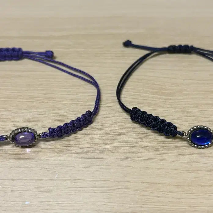 [BUNJANG] Handmade Knotted Bracelet with Charms / 매듭팔찌 소원팔찌