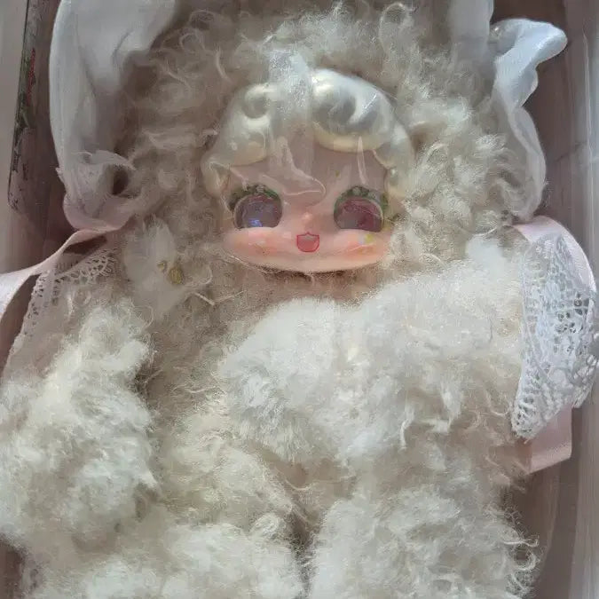 [BUNJANG] Bamtooki V6 Yellow Fuzzy Doll / 밤토끼V6 노랑 뽀글이