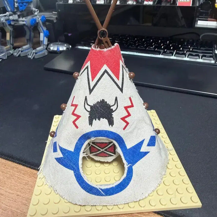 [BUNJANG] LEGO Western Indian Tipi Tent (Compatible with 6748, 6763, 6766) / 레고 웨스턴 인디언 티피 텐트 (6748 / 6763 / 6766 제품에
