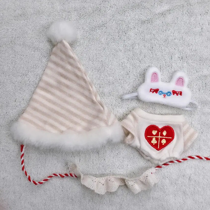 [BUNJANG] 10cm Cotton Doll Clothing White Rabbit / 10cm 솜인형 옷장 양도 판매 화이트래빗