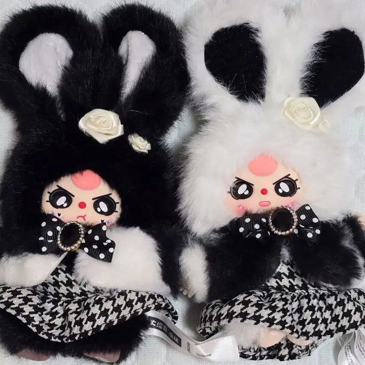 [BUNJANG] Babyslee 3 Black and White Rabbit (Set) / 베이비쓰리 블랙앤화이트 토끼(세트)