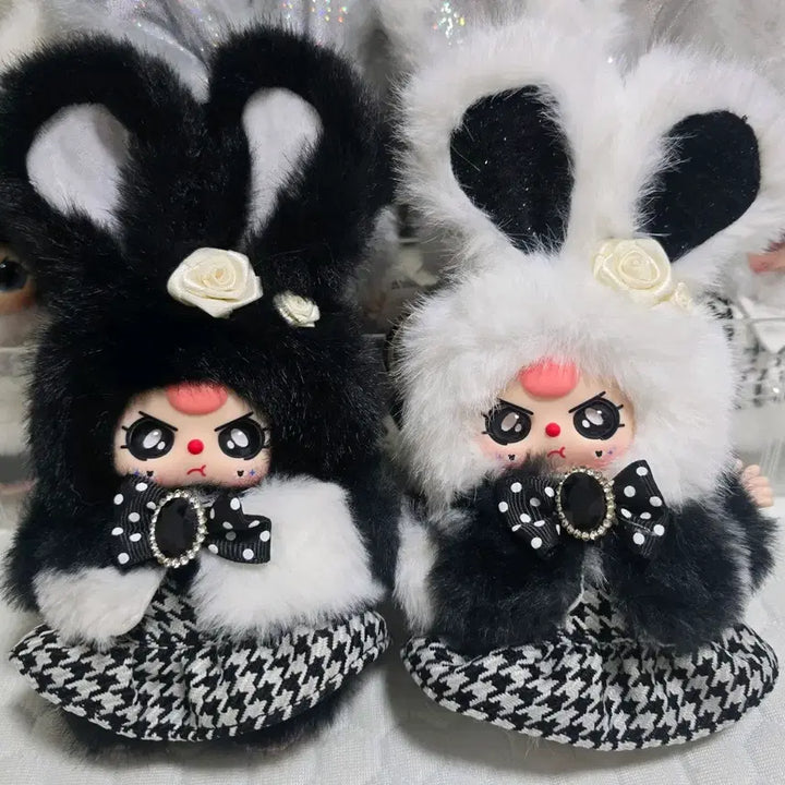 [BUNJANG] Babyslee 3 Black and White Rabbit (Set) / 베이비쓰리 블랙앤화이트 토끼(세트)