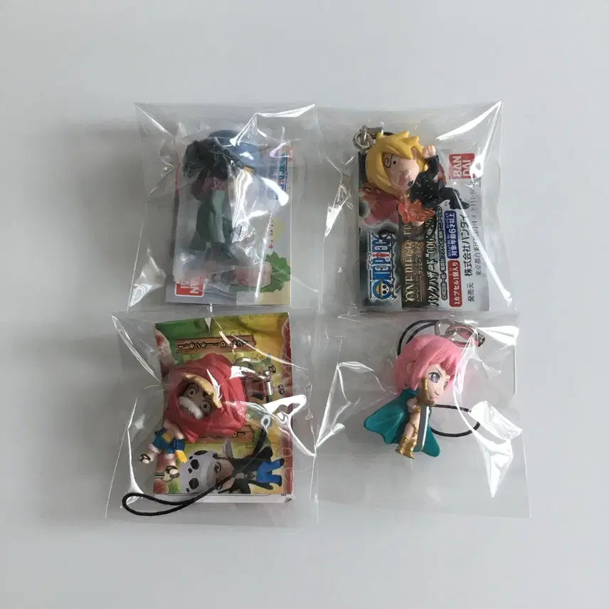 [BUNJANG] One Piece Classic Gacha Keyring Set A / 원피스 피규어 고전 가챠 키링 세트 A