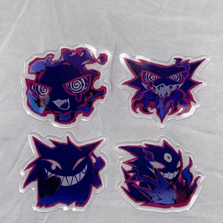 [BUNJANG] Pokemon Gengar Magnet Set Unofficial Goods / 포켓몬스터 팬텀 마그넷 세트 비공굿