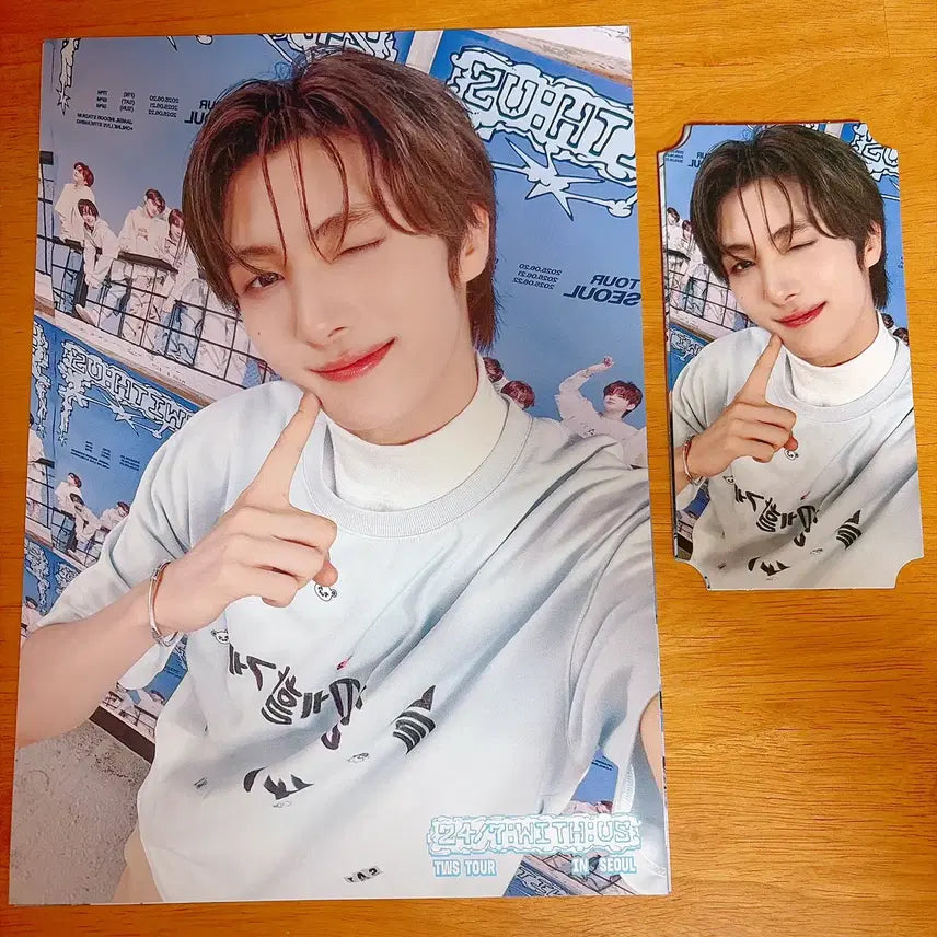 [BUNJANG] TWS Youngjae B5 Mini Poster + Ticket Set / 투어스 영재 TWS 투어 사운드 웨이브 사웨 B5 미니 포스터+티켓 특전