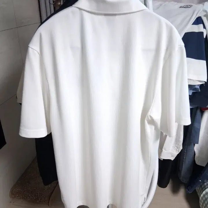 [BUNJANG] Umbro Short Sleeve Polo Shirt White / 엄브로 반팔 카라티 화이트