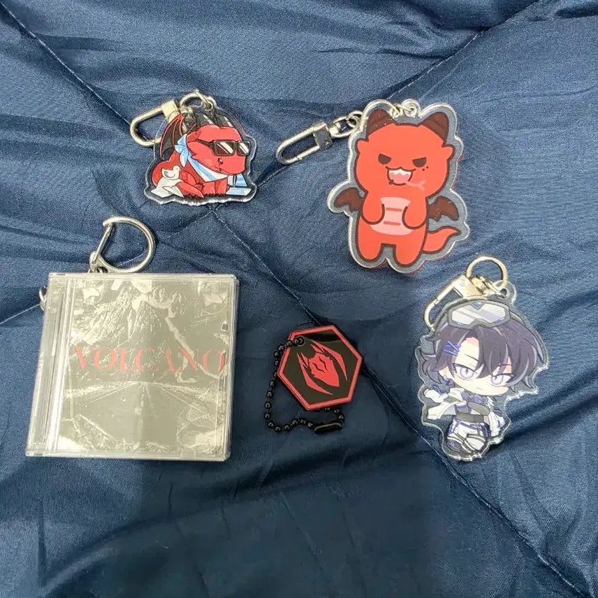 [BUNJANG] LeRreVolution Akairo Ryu &amp; Jack Keyring Set / 리레볼루션 아카이로 류, 잭 키링세트