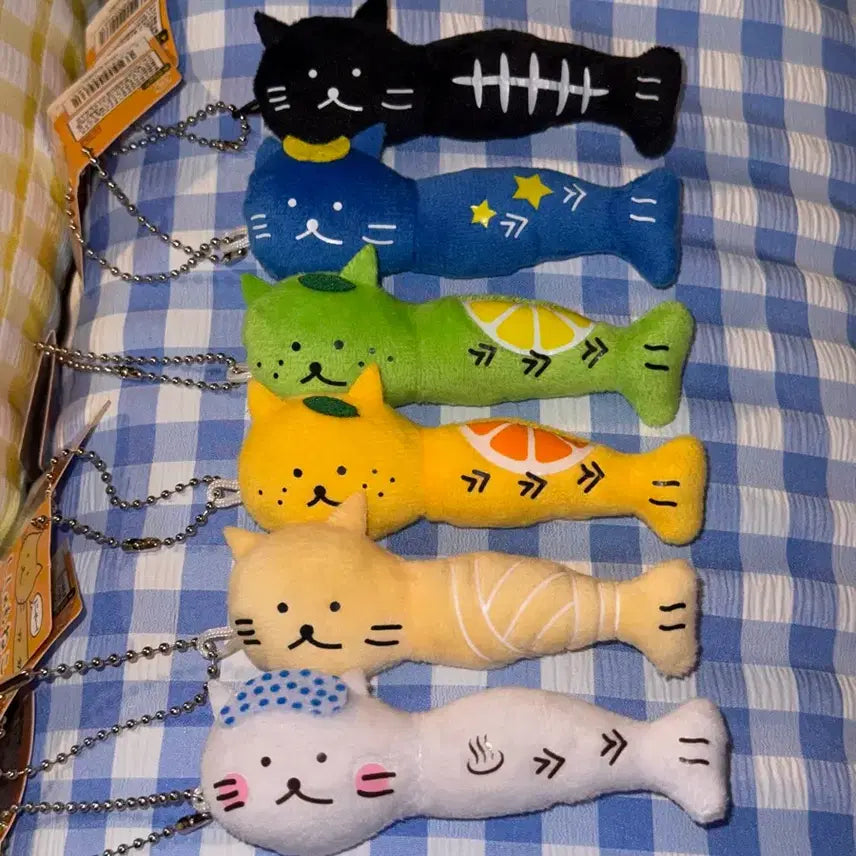 [BUNJANG] Shishamo neko Cat Yukio Doll Keyring / 시샤모네코 고양이 유키오 인형 키링 고전문구일본가챠쿠지산리오리락쿠마네코냥