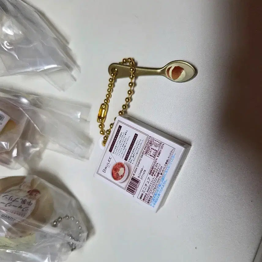 [BUNJANG] Bandai Ohayo Milk Japan Gachapon Food Miniature Keychain Bundle Set / 반다이 오하요 유업 일본 가챠 식품 일괄 캡슐토이 미니어처 키링