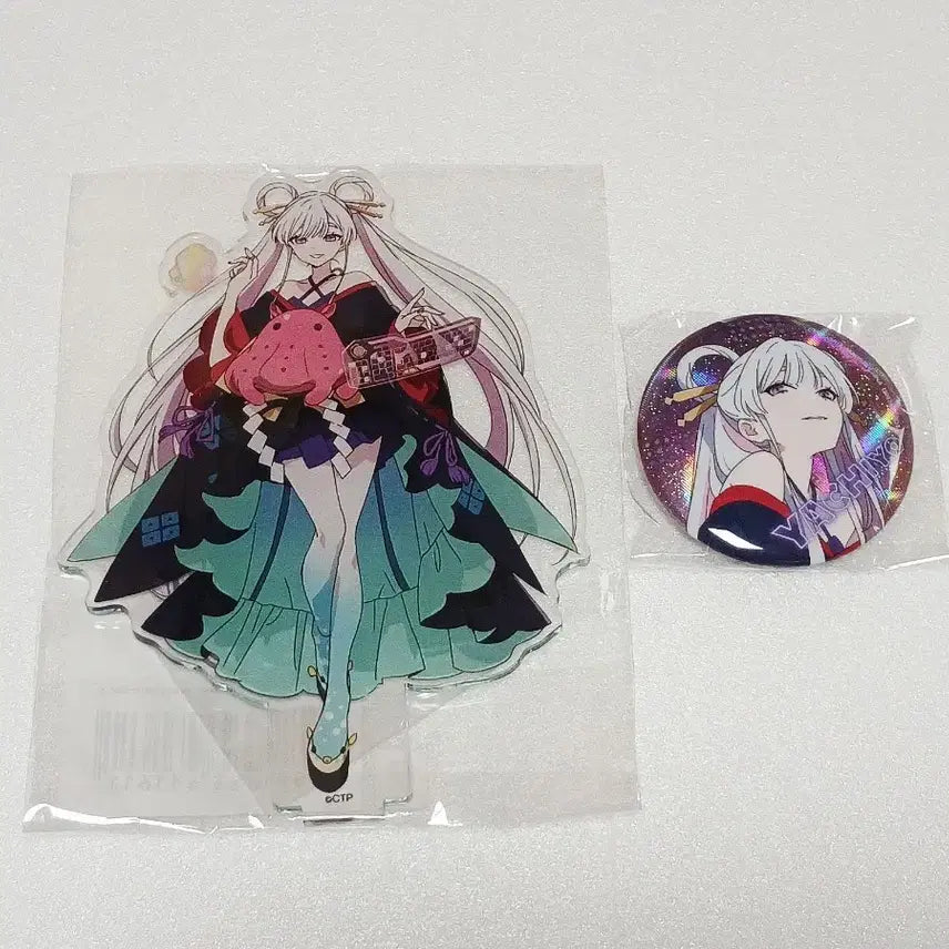 [BUNJANG] Kaguya-sama: Love Is War Yachiyo Acrylic Stand + Shiny Can Badge Bundle Set / 초카구야공주! 야치요 아크릴스탠드+샤이니 캔뱃지 일괄