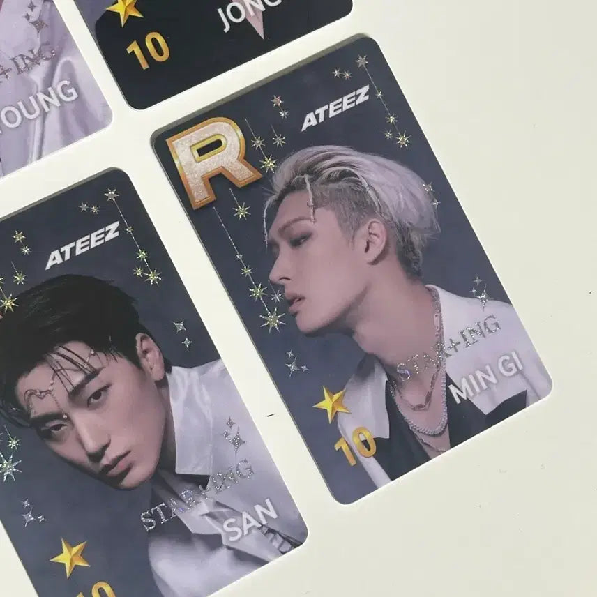 [BUNJANG] ATEEZ Hongjoong, Wooyoung, Mingi, San Lucky Draw Bundle Photocards / 에이티즈 포카 슈스티즈 일괄 양도