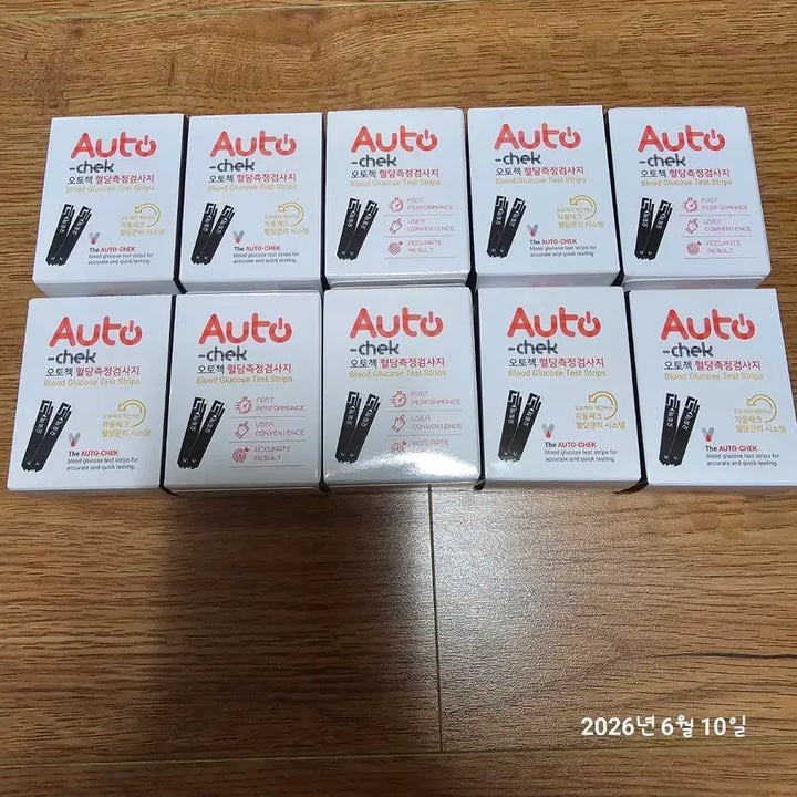 [BUNJANG] Auto Check Blood Glucose Test Strips (10 Count) / 오토첵혈당지
