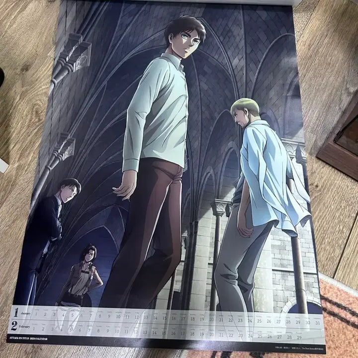 [BUNJANG] Attack on Titan 10th Anniversary Calendar 2024 / 진격의거인 10주년 캘린더 (2024년)