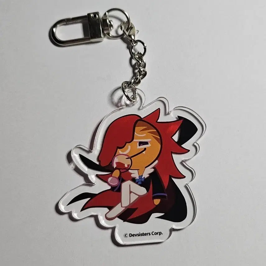 [BUNJANG] Cookie Run Kingdom Vampire Cookie Acrylic Keyring / 쿠키런 킹덤 뱀파이어맛 쿠키 아크릴 키링