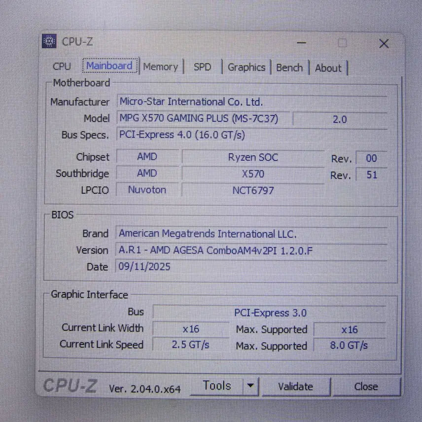 [BUNJANG] MSI MPG X570 Gaming Plus ATX Motherboard AM4 Socket / [AM4소켓] MSI MPG X570 게이밍 플러스
