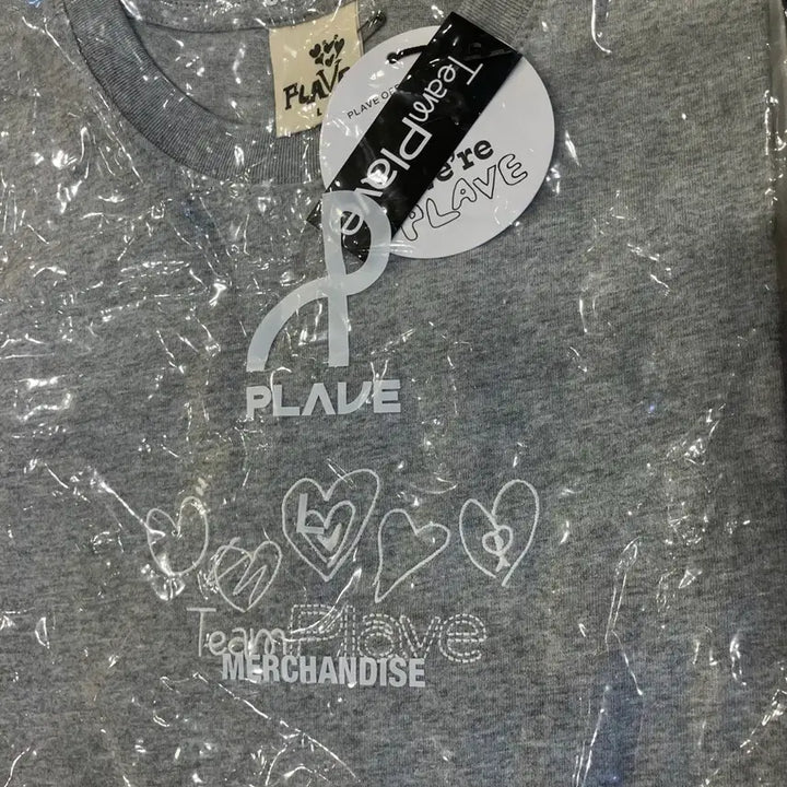 [BUNJANG] Team Plave Gray T-Shirt (Sealed) / 팀플레이브 회색 반팔(미개봉)