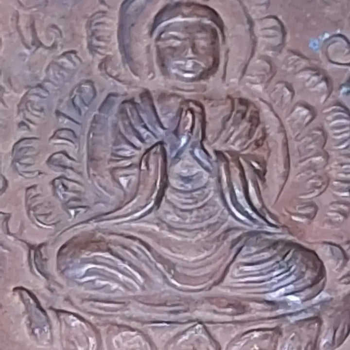 [BUNJANG] Antique Bronze Buddha Statue / 연대감좋은 동 변상도 부처님