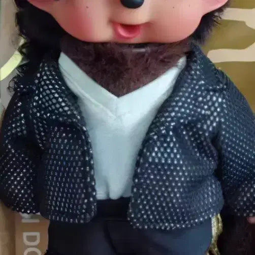 [BUNJANG] Vintage Michael Jackson Monchhichi Doll (Authentic) / 고전 마이클잭슨 몬치치 컬렉션 인형 정품