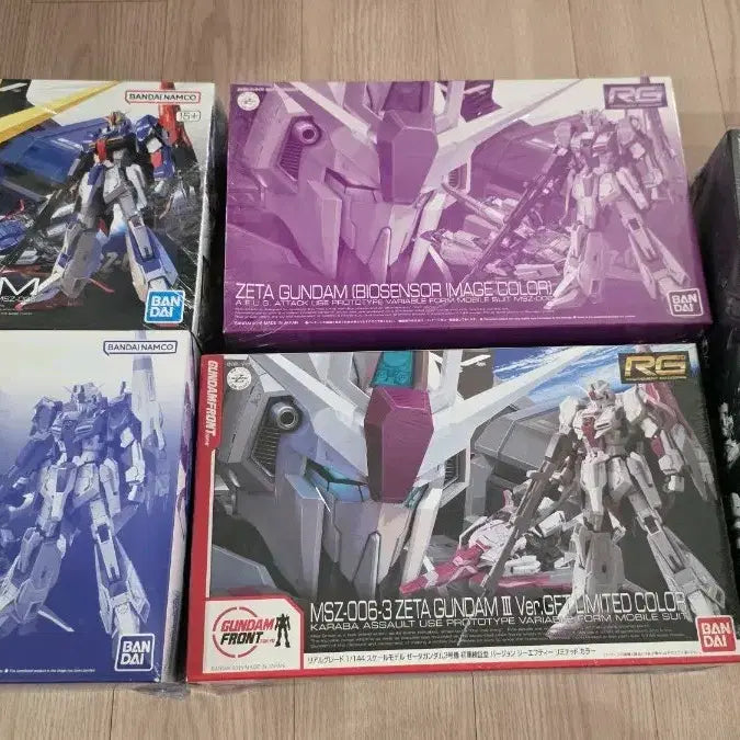 [BUNJANG] RG Zeta Gundam 5-Type Set / RG 제타gft+바이오센서컬러
