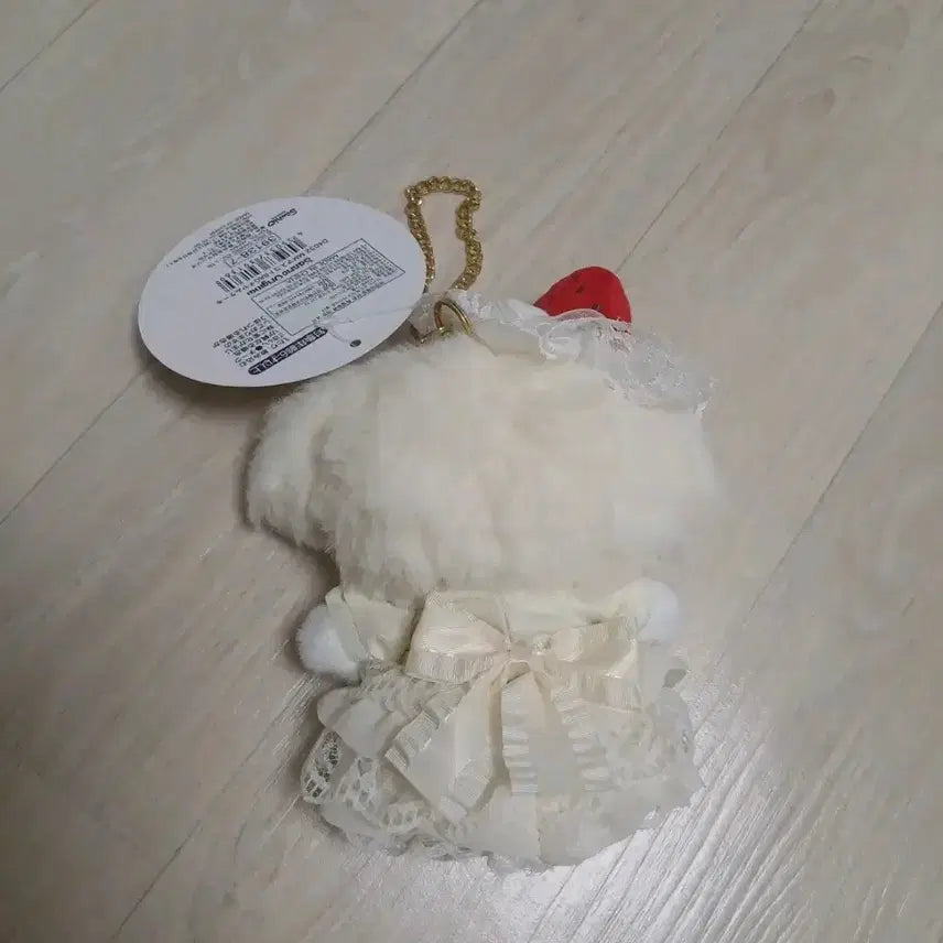 [BUNJANG] Sanrio My Melody Shortcake Mascot Plush Keychain / 산리오 마이멜로디 쇼트케이크 마스코트 인형 키링
