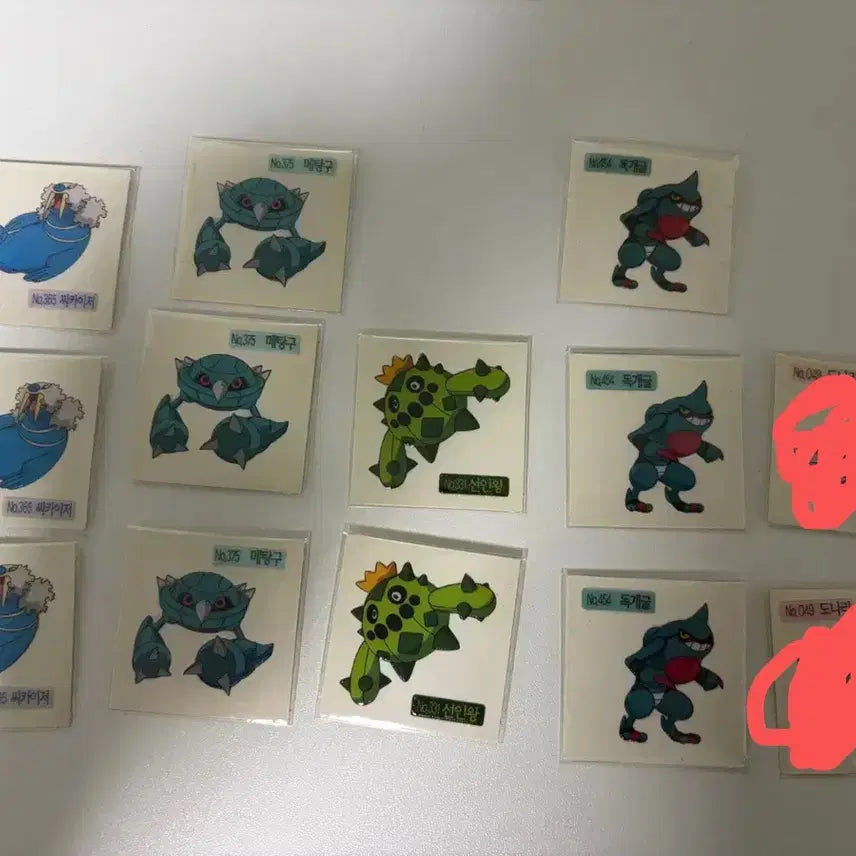 [BUNJANG] Pokemon Sticker Old Seal Rare Hologram / 포켓몬스터 띠부씰 샤니 올드씰 희귀씰 홀로그램