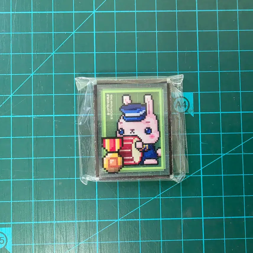 [BUNJANG] MapleStory Lotte World Random Collection Acrylic Block (Drumming Rabbit) / 롯데월드 메이플스토리 랜덤수집도감 아크릴블록(북치는 토끼)