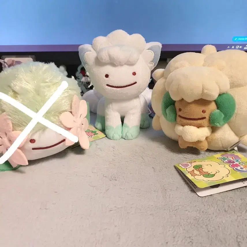 [BUNJANG] Pokemon Metamon Alola Vulpix Elphoon Shaymin Transformation Plush Toy / 포켓몬 변신! 메타몽 인형 알로라 식스테일 엘풍 쉐이미