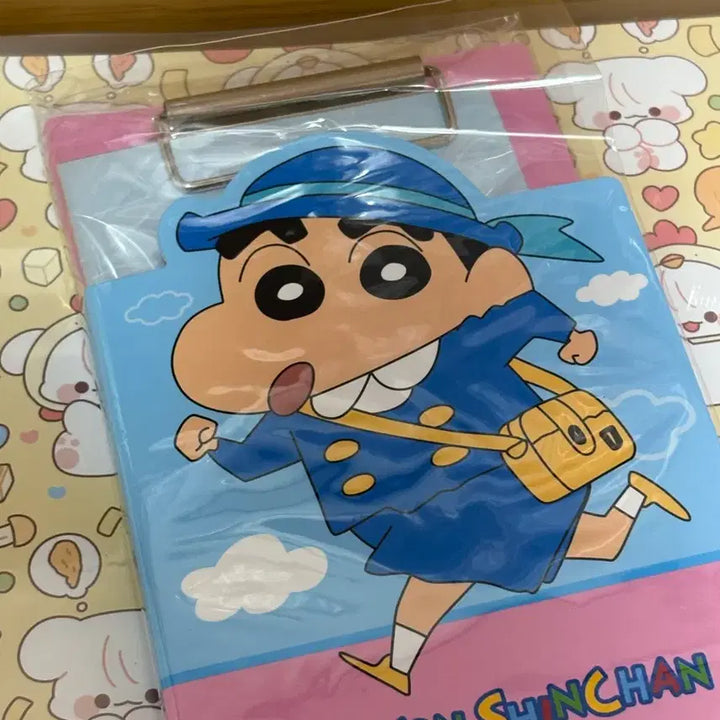 [BUNJANG] Crayon Shin-chan Mini Clipboard Notepad / 짱구는 못말려 _ 짱구 미니 클립보드 노트