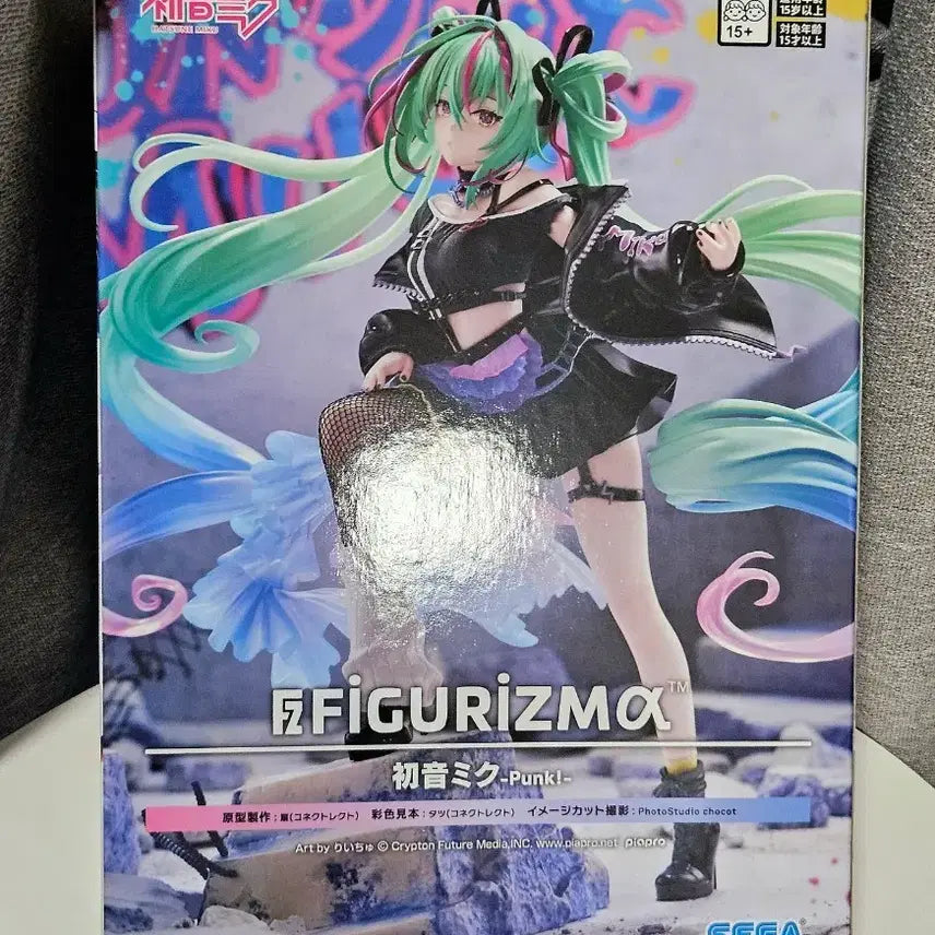 [BUNJANG] SEGA FiguriZMA Hatsune Miku Punk! Figure / 세가 피규리즈마 하츠네 미쿠 Punk! 피규어