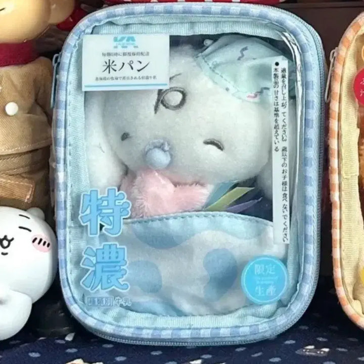 [BUNJANG] Unsealed 10cm Plush Doll Goods Lunch Bag Pouch (Gojo, Killua, Geto, Megumi) / (미개봉) 10cm 인형 굿즈 도시락 파우치 (고죠 키르아 게토 메구미