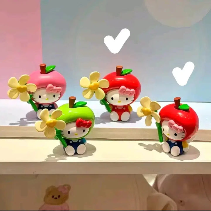 [BUNJANG] Hello Kitty Apple Kitty Pinwheel Figure / 헬로키티 바람개비 피규어 사과키티 산리오