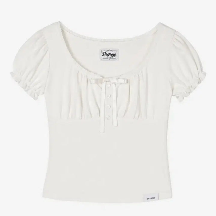 [BUNJANG] Dorothy Shirring Top - White / 드라이로즈 도로시 셔링 탑 화이트 갸루 히메갸루 미소녀