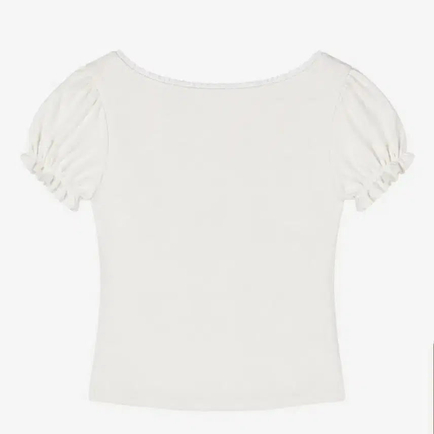 [BUNJANG] Dorothy Shirring Top - White / 드라이로즈 도로시 셔링 탑 화이트 갸루 히메갸루 미소녀