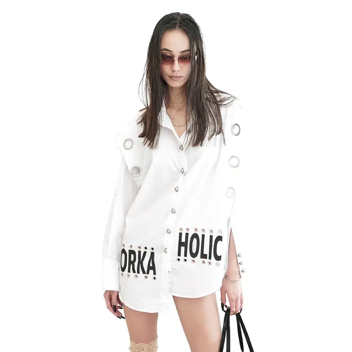 [BUNJANG] Kimyo Angled Overfit Shirt White / Kimyo Angled Overfit Shirt in White