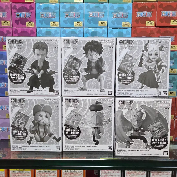 [SOLD OUT] [BUNJANG] One Piece WCF LECAFIG Limited Edition Series (Set of 6) / [월콜 WCF] 원피스 월콜 한정판 LECAFIG 레카피그 시리즈 판매