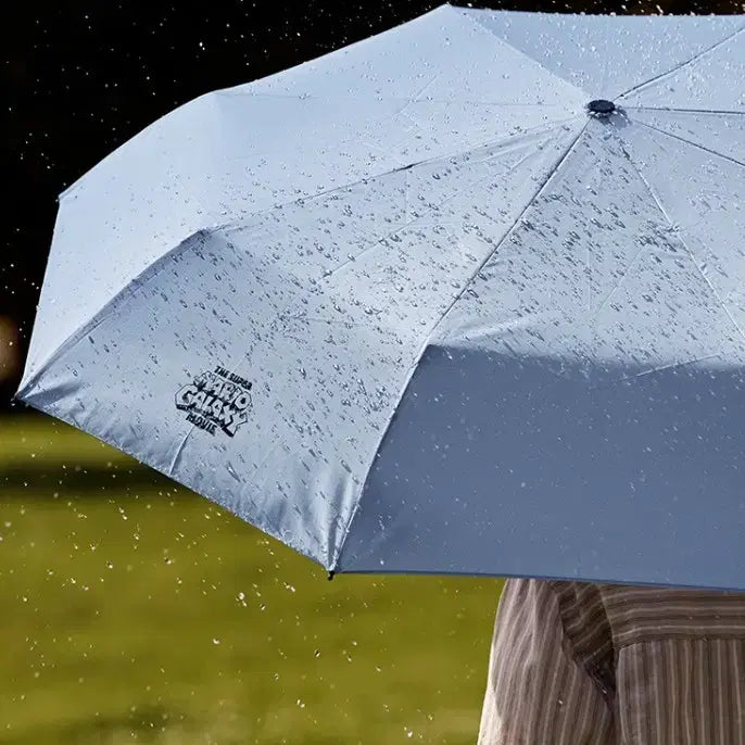 [BUNJANG] Amore Super Mario Galaxy 3-Section Automatic Umbrella - Blue / [미개봉]아모레 슈퍼마리오 갤럭시 3단 자동우산 블루