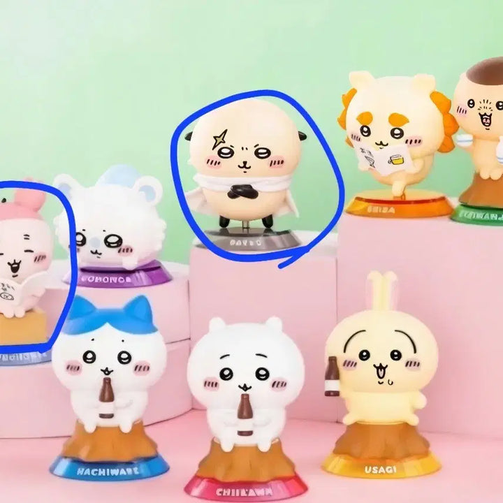 [BUNJANG] Chiikawa Lazy Days Racco Kani Figure Bundle Set / 치이카와 느긋한 나날들 피규어 랏코 카니 일괄