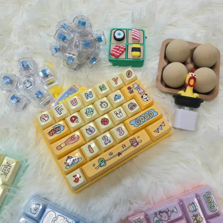 [BUNJANG] 6-Piece Novelty Keycap Set / best 키캡 6종 세트