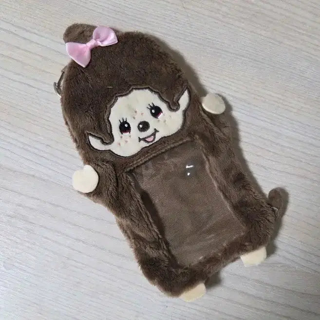 [BUNJANG] Monchhichi Monchhichichan Doll Photocard Holder Gacha / 몬치치 몬치치짱 인형 포카홀더 가챠