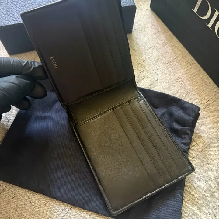 [BUNJANG] Dior Oblique Bifold Wallet Beige / [상태최상]디올 오블리크 반지갑 베이지