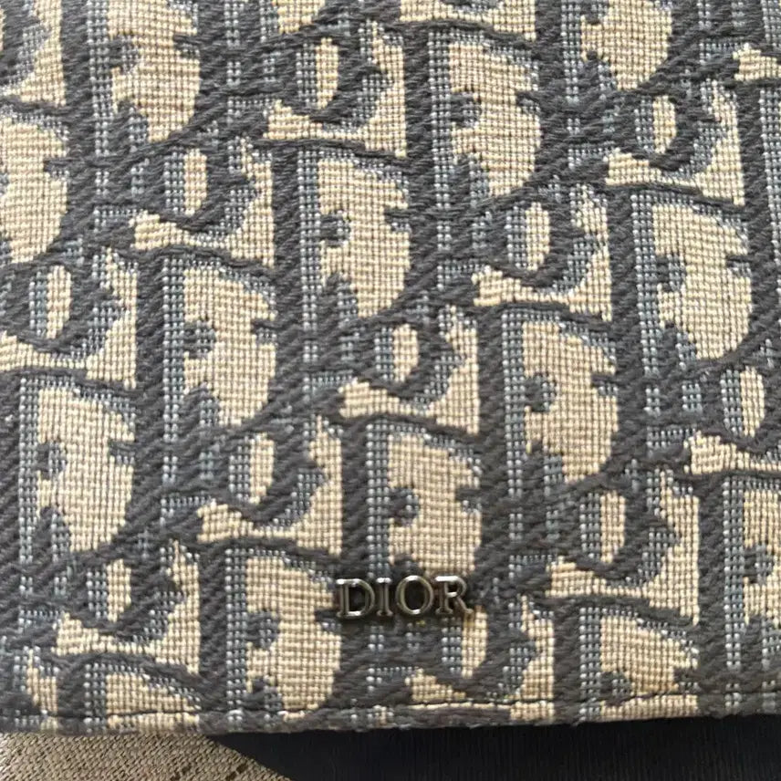 [BUNJANG] Dior Oblique Bifold Wallet Beige / [상태최상]디올 오블리크 반지갑 베이지