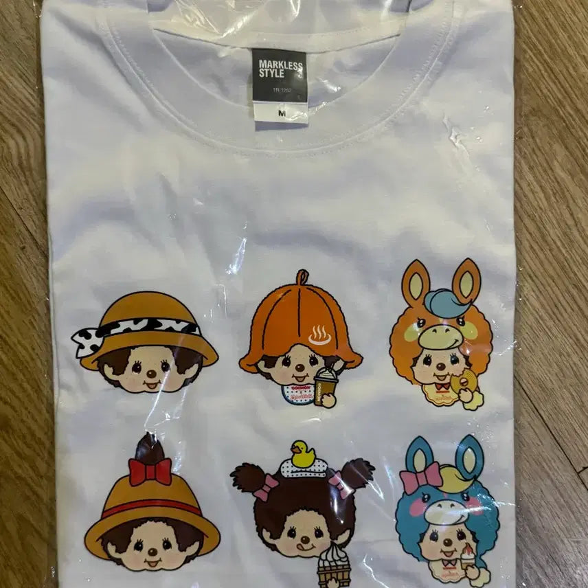 [BUNJANG] Monchhichi Goemon Collaboration Yufuin Limited Edition T-Shirt Size M / 몬치치 고에몬 콜라보 유후인 한정 티셔츠 사이즈m