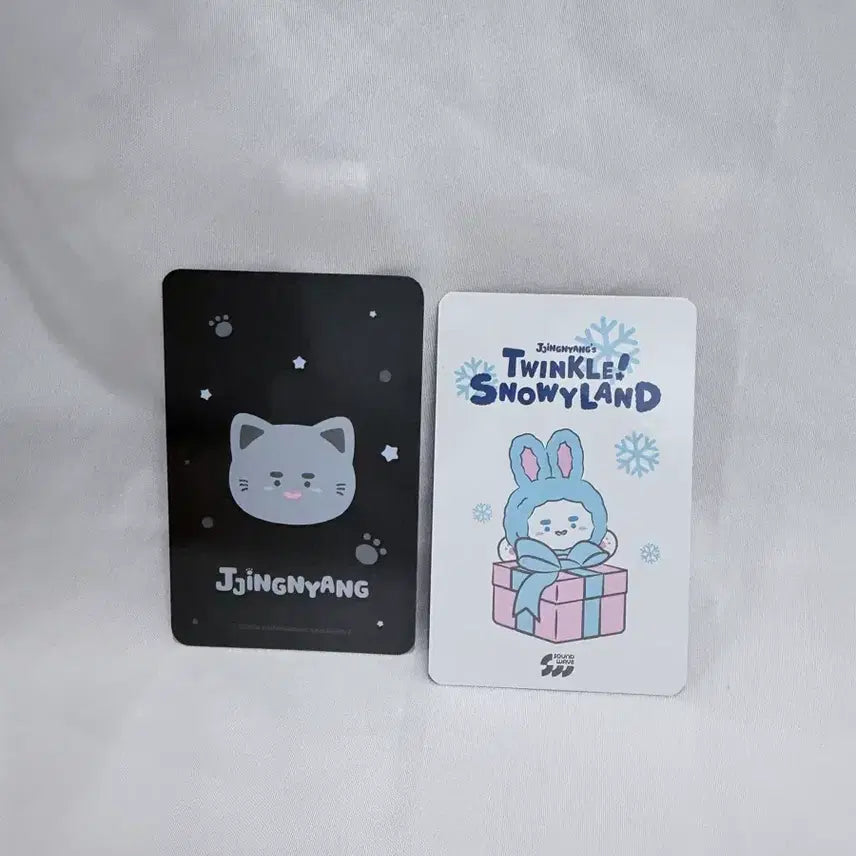 [BUNJANG] SHINee Onew Jjingnyangi Pop-up Photocard 2 Types Bundle Set / 샤이니 온유 찡냥이팝업 포카 2종 일괄