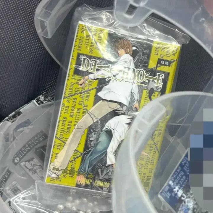 [BUNJANG] Death Note Comic Charm &amp; Sticker Set (Misa, L) / 데스노트 쿠지, 코믹챰, 스티커 코믹참 만화책 가챠 5권 B 미사미사 엘 일괄