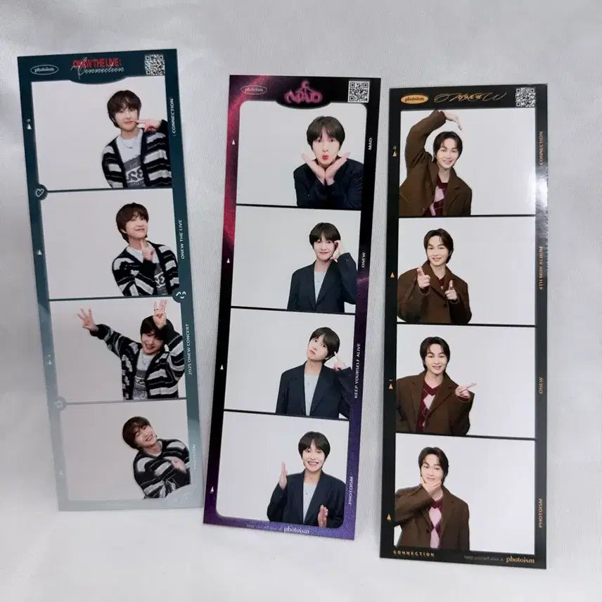 [BUNJANG] SHINee Onew Photoism 4-Cut Photo Set Bundle / 샤이니 온유 포토이즘 네컷포토 3장 일괄