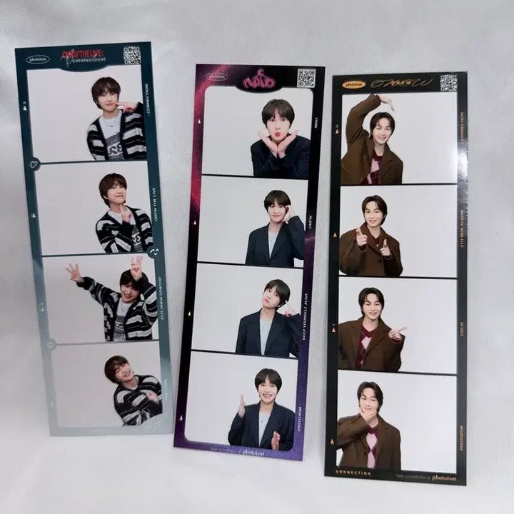 [BUNJANG] SHINee Onew Photoism 4-Cut Photo Set Bundle / 샤이니 온유 포토이즘 네컷포토 3장 일괄