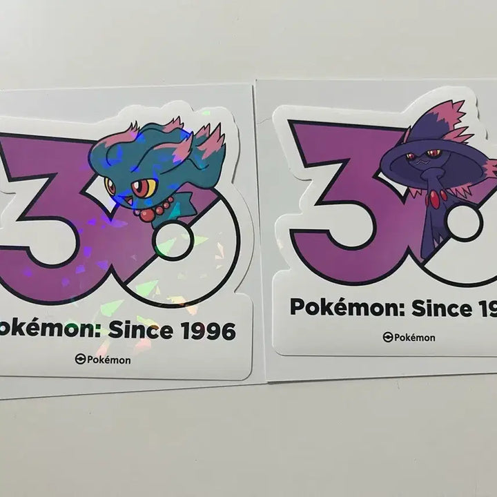 [BUNJANG] Pokemon 30th Anniversary Sticker Jumpluff + Skiploom / 포켓몬 30주년 스티커 무우마+무우마직