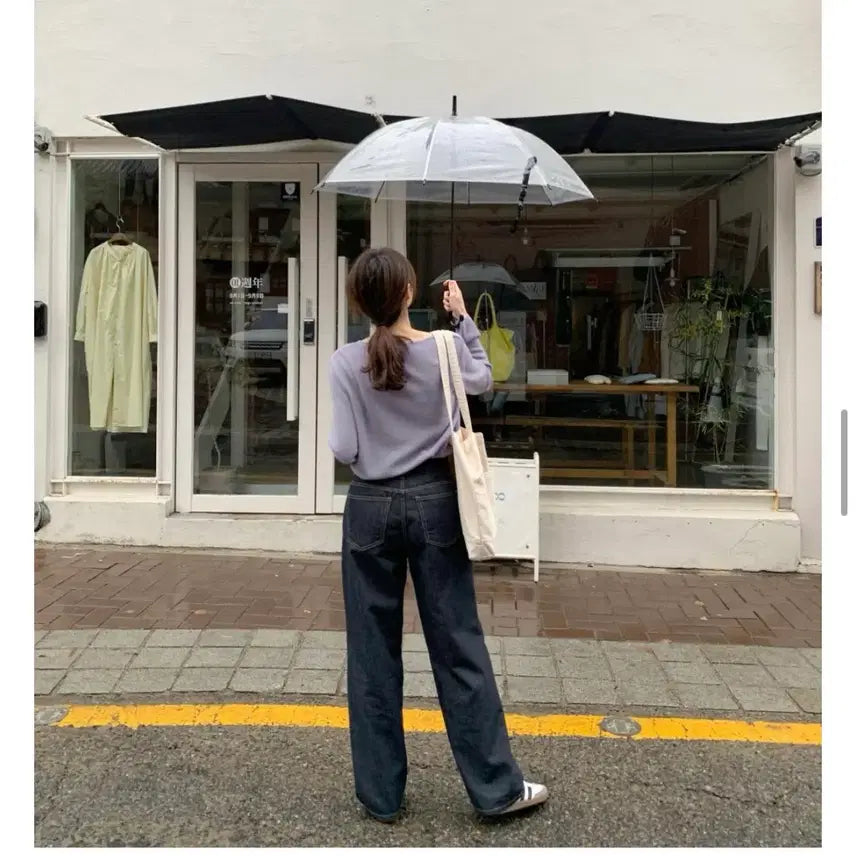 [BUNJANG] 98 Project Oki Raw Denim Wide Jeans XS / 98project 오키 생지 와이드 데님 XS